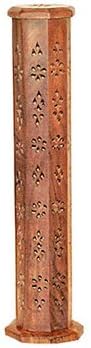 Wood Tower Sticks or Cone Incense Burner -14" Height