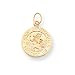 14k St Christopher Medal Pendant