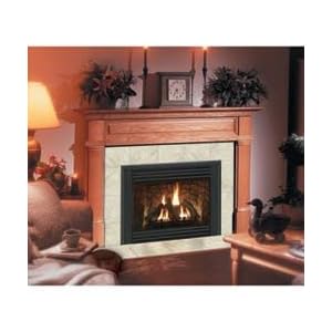 Claremont Flush Fireplace Mantel in Medium English Chestnut