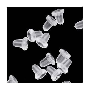 Set A Shopping Price Drop Alert For Cosmos ® 200 PCS Bullet Clutch Style Rubber Earring Wire Stopper Earring Safety Backs with Cosmos Fastening Strap