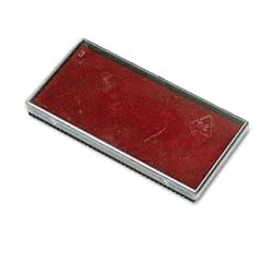 Replacement Ink Pad for Self-Inking Printer P50, Red COS062017