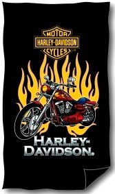 Harley-Davidson Badetuch BIKE 152 x 76 cm groß, Originalware, 100%