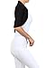 Modern Kiwi® Solid Long Sleeved Bolero Shrug Top