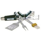 NFL Team BBQ Grill Set Stainless Steel 4 Piece Choose Your Favorite Team