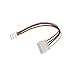 4-Pin Molex to Floppy Drive 4-Pin Power 9 Inch Cable