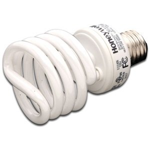 Honeywell 23 Watt Brite White T2 Mini Spiral, 3-pack CFL Light Bulbs
