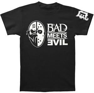 EMINEM - BAD MEETS EVIL MASKS - MENS TEE (XL)