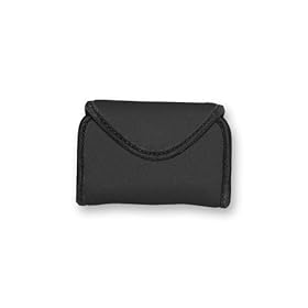 OP/TECH USA 7301154 Snappeez-Medium, Horizontal Neoprene Pouch for Camera or Phone (3.75 x 2.5 x .25 - .75 Inch) (Black)