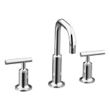 Buy KOHLER K-14406-4-CP Purist Widespread Lavatory Faucet, Polished Chrome by Kohler