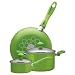 Kitchen & Housewares : F.WARE SILVERSTONE MAIN 5pc SET COLOR AQUA