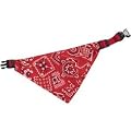 Halstuch inkl. Halsband rot 40 - 65cm / 25mm