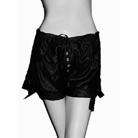 DARYL K Paperbag Shorts in Black