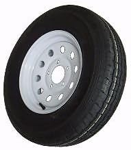 St205/75r14 Goodyear Marathon Radial Tire Mtd on 14-5 Lug White MOD Wheel