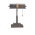 Banker'S Lamp W.Mica Accent,A/Bronze 60W