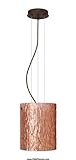 IMAGE OF Besa Lighting 1KG-4387CF-BR BESA 1KG Tamburo 8 Stone Copper Foil Bronze Fixed-Connect 120v Cable Bronze