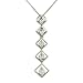 5 Round Journey Of Life Diamond Pendant on Chain .47ct