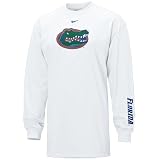 Nike Florida Gators White Classic Logo Long Sleeve T-shirt