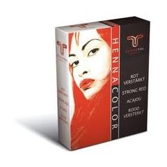 Henna Pulver Rot verst�rkt Haarfarbe 85 g