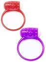 Hott Products Humm Dinger Vibrating Cock Ring, Purple