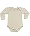 Hocosa Organic Merino Wool Snap-Bottom Shirt, Long Sleeves for Baby/Toddler