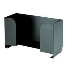 MMF Industries Steel Deposit Ticket Holder, Powder Coated Finish, 10 x 4 x 6 Inches, Black (268067004)