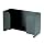 MMF Industries Steel Deposit Ticket Holder, Powder Coated Finish, 10 x 4 x 6 Inches, Black (268067004)