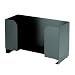 MMF Industries Steel Deposit Ticket Holder, Powder Coated Finish, 10 x 4 x 6 Inches, Black (268067004)