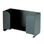 MMF Industries Steel Deposit Ticket Holder, Powder Coated Finish, 10 x 4 x 6 Inches, Black (268067004)
