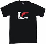 I Gun Atlanta ATL Men's Tee Shirt 3XL-Kelly Green