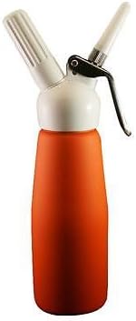Cream Whipper Dispenser - 1 pint (.5L) - "Suede" ORANGE