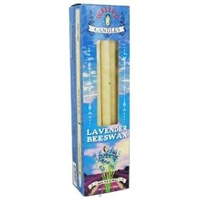 Wallys Natural Products Lavender Beeswax Ear Candles, Lavender 12 Pkt