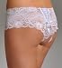 Leg Avenue Butterfly Lace Up Tanga Panty (2988) S/M/White/White
