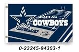 Dallas Cowboys Field Design 36 x 60 Banner Flag