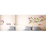 Magnolia Wall Sticker Decoration- repositionable removable