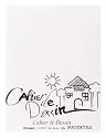 Majuscule-cahier De Dessin 24x32 Uni 120g Polypropylene Couverture Incolore 48p