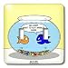Rich Diesslins Out to Lunch Cartoons - OTL - Fishbowl Fish fish suggesting marbles as a fun game to play again and again - Light Switch Covers - double toggle switch