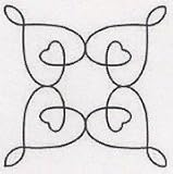 31fCd JCsBL. SL160  Quilt Stencil Miniature Double Wedding Ring