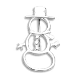 Cut Out Snowman Pin