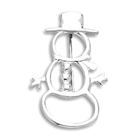 Cut Out Snowman Pin