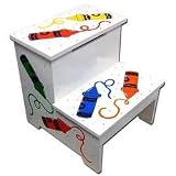 Product details for Crayon Storage Stepstool by LC Creations