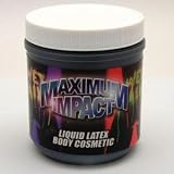 Mr-S-Leather Liquid Latex Body Paint - Black - 16oz
