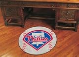 Philadelphia Phillies Baseball Shaped Rug