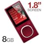 Microsoft ZUNE 8 GB Refurb Player (Red)
