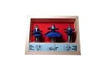 Woodline USA WL-2019-1 3-Piece 1/2-Inch Shank Cabinet Set with Undercutter