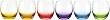 Leonardo 19980 Dream Set de 6 Verres � Whisky Coloris Assortis 35 cl