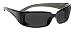 Body Glove 90407 V-Line+ Dual-Lens High Impact Safety Glasses, Black Frame, Smoke Lens