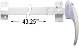 Ideal Security Inc. SK4390W Touch bar Latch Set, White