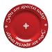 Waechtersbach  Plate, You are Special Today , Cherry Red