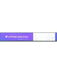 Entertainment Memorabilia: United Airlines unused baggage ID tag 1982
