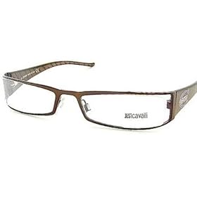 JUST CAVALLI JC19 JC 19 Pearl Brown Optical Frame Eyeglasses 53-18-125